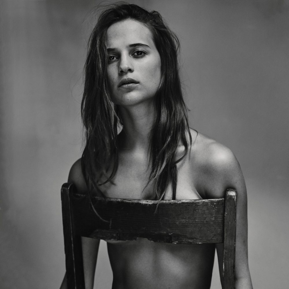 Alicia Vikander Topless (2 Photos)