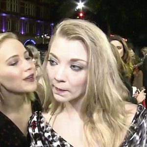 jennifer lawrence accidentally kisses natalie dormer gif video 51