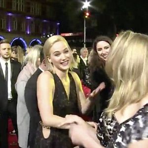 jennifer lawrence accidentally kisses natalie dormer gif video 82